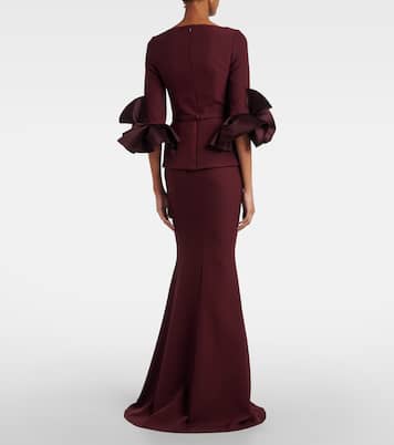 Clemenza crêpe gown | Safiyaa