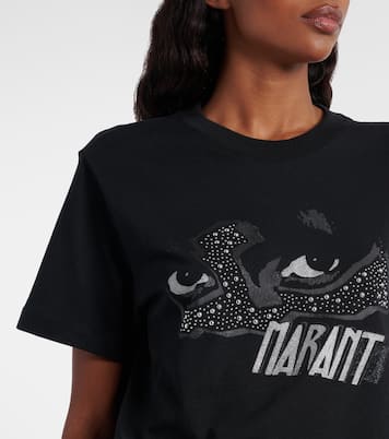 Zoeline printed cotton jersey T-shirt | Marant Etoile