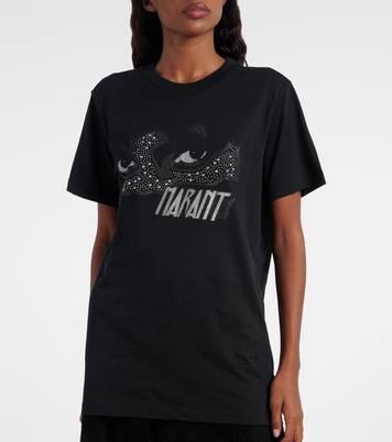 Zoeline printed cotton jersey T-shirt | Marant Etoile