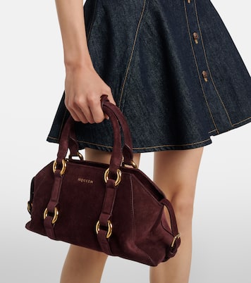 Farringdon Small suede tote bag | McQueen