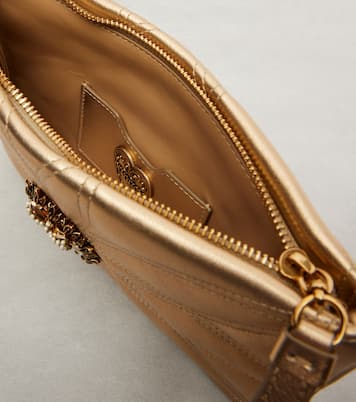 Etui Devotion Mini aus Metallic-Leder | Dolce&Gabbana