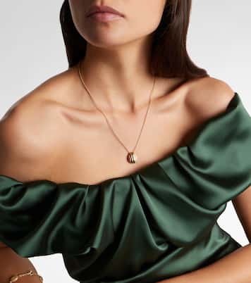 Eos 18kt gold pendant necklace with diamonds | Pamela Zamore