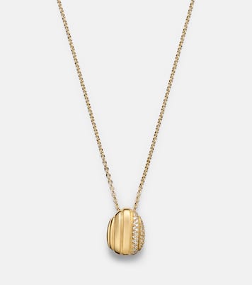 Eos 18kt gold pendant necklace with diamonds | Pamela Zamore