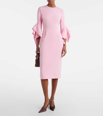 Ruffled midi dress | Roksanda