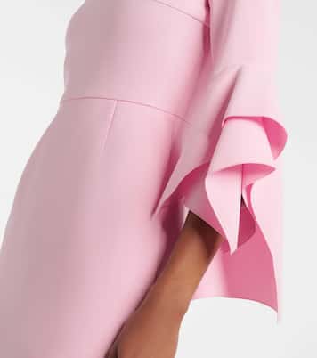 Ruffled midi dress | Roksanda