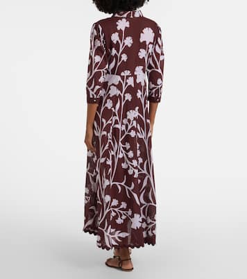 Abito midi in cotone con stampa | Juliet Dunn