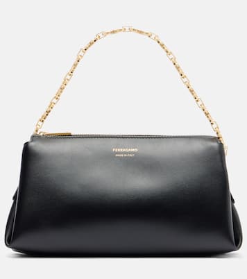 Schultertasche Gancini Mini aus Leder | Ferragamo