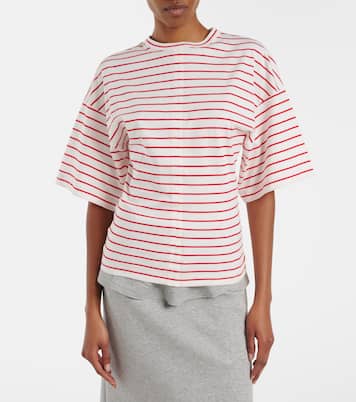 Striped cotton jersey T-shirt | Plan C