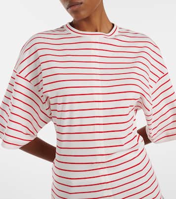 Striped cotton jersey T-shirt | Plan C