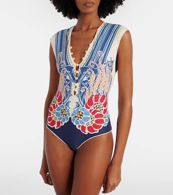 Bedruckter Badeanzug Tutto Suit | La DoubleJ