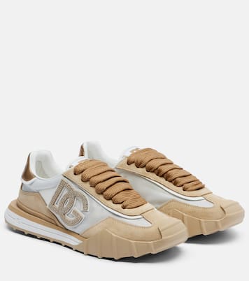 DG Athletic suede-trimmed sneakers | Dolce&Gabbana