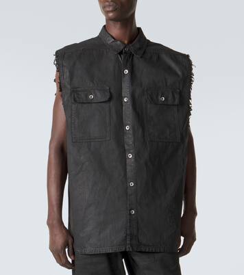 DRKSHDW Oversize-Hemd aus Baumwolle | Rick Owens