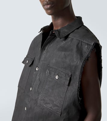 DRKSHDW Oversize-Hemd aus Baumwolle | Rick Owens