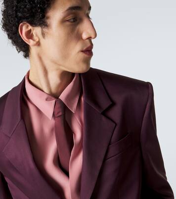 Silk taffeta tie | Saint Laurent