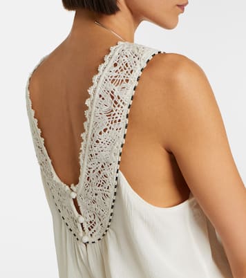 Nilany beaded silk romper | Isabel Marant