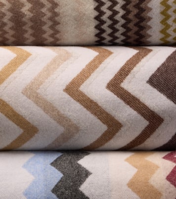 Watamu fringed wool-blend throw | Missoni