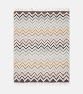 Watamu fringed wool-blend throw | Missoni