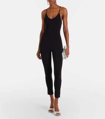 Fara open-back jersey catsuit | Norma Kamali