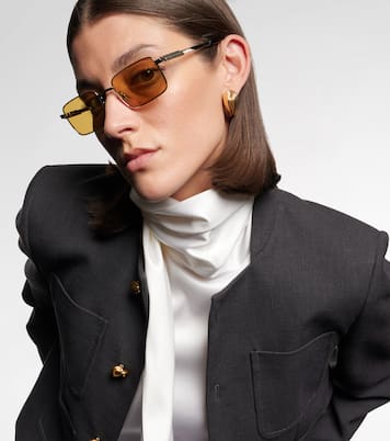 Stretch 렉탱귤러 선글라스 | Bottega Veneta