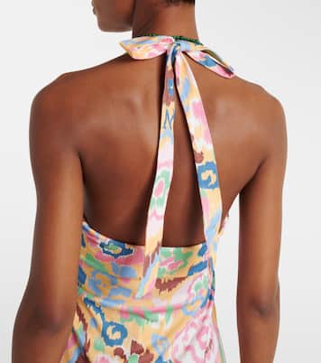 Ilyana printed cotton jersey midi dress | Rixo