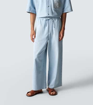Jean wide Anagram Paula's Ibiza en coton | Loewe