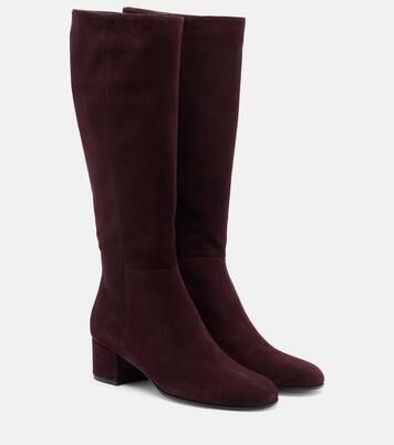 Joelle suede knee-high boots | Gianvito Rossi