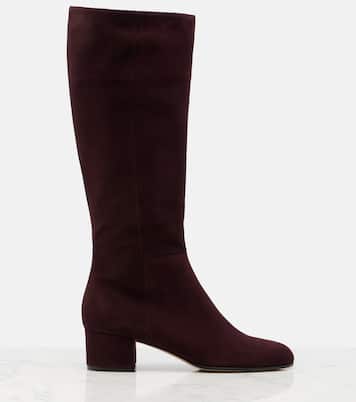 Joelle suede knee-high boots | Gianvito Rossi
