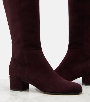 Joelle suede knee-high boots | Gianvito Rossi