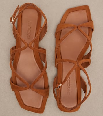 Sandalen Ayla aus Veloursleder | Jimmy Choo
