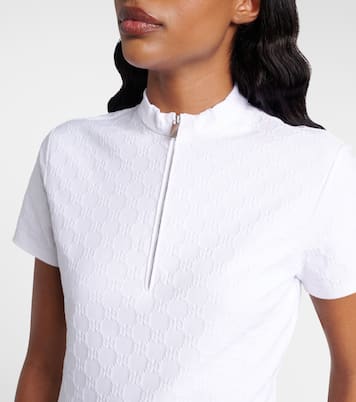 GG jersey jacquard half-zip top | Gucci