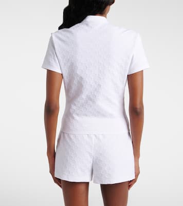 GG jersey jacquard half-zip top | Gucci