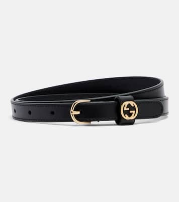 Interlocking G leather belt | Gucci