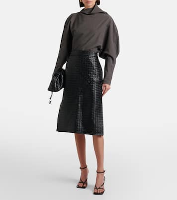 Stretch leather sandals | Bottega Veneta