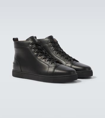 Louis high-top leather sneakers | Christian Louboutin