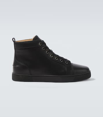 Louis high-top leather sneakers | Christian Louboutin