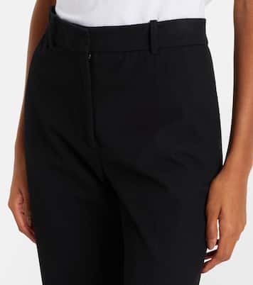 Coleman high-rise gabardine pants | Joseph