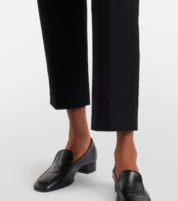 Coleman high-rise gabardine pants | Joseph