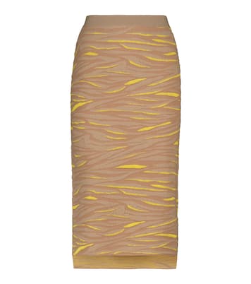 Animal jacquard midi skirt | Stella McCartney