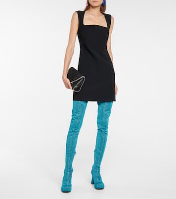 Groove Lurex® over-the-knee boots | Stella McCartney