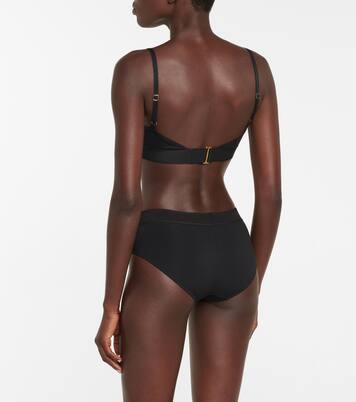 Logo stretch-jersey triangle bra | Tom Ford