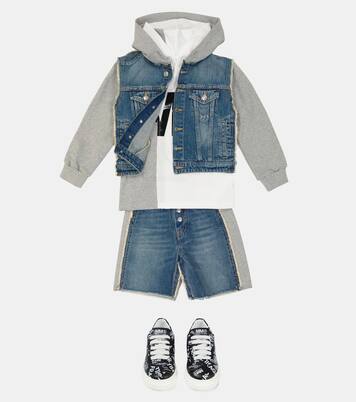 Logo leather sneakers | MM6 Maison Margiela Kids