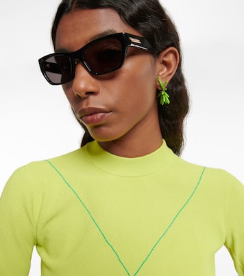 Gafas de sol de acetato rectangulares | Bottega Veneta