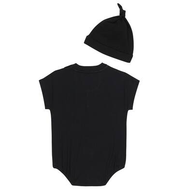 Baby set of 2 cotton-blend bodysuit and beanies | Burberry Kids