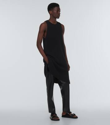 Zeno cotton-blend tank top | Nanushka