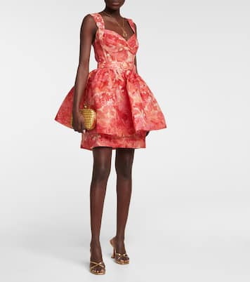 Robe High Tide en lin et soie à fleurs | Zimmermann