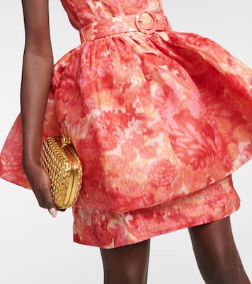 Robe High Tide en lin et soie à fleurs | Zimmermann