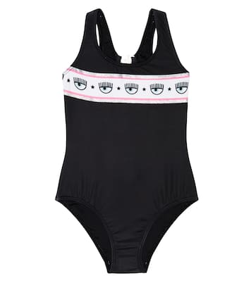 x Chiara Ferragni eye-motif swimsuit | Monnalisa