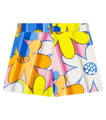 Floral denim shorts | Moschino Kids