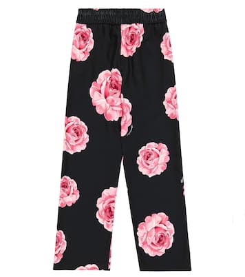 Pantaloni in cady con stampa | Monnalisa