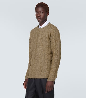 Pull Aran en laine mélangée | Our Legacy